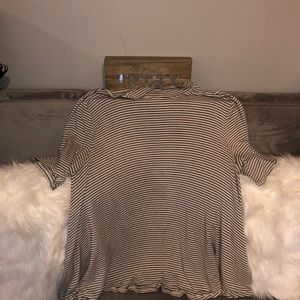 striped turtleneck tee from Urban